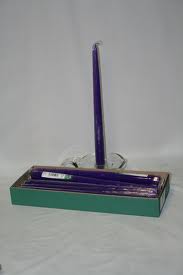 CANDLES 10" TAPER PURPLE 